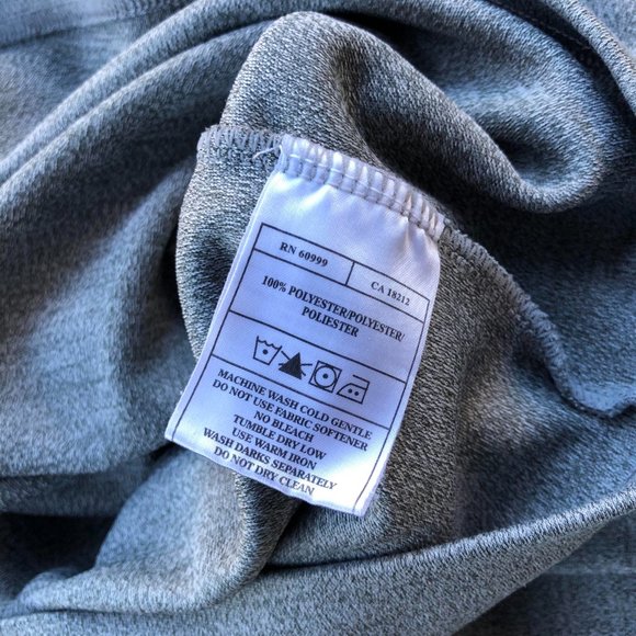 ANTIGUA Men's Gray Heather & Navy 'Ole Miss' Quarter Zip Pull Over - Sz MED - Picture 7 of 11